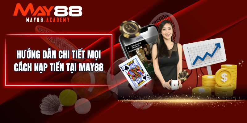 Nạp Tiền MAY88 - Hướng Dẫn Chi Tiết Cho Hội Viên Nhà Cái! 3 Hướng dẫn chi tiết mọi cách nạp tiền tại MAY88