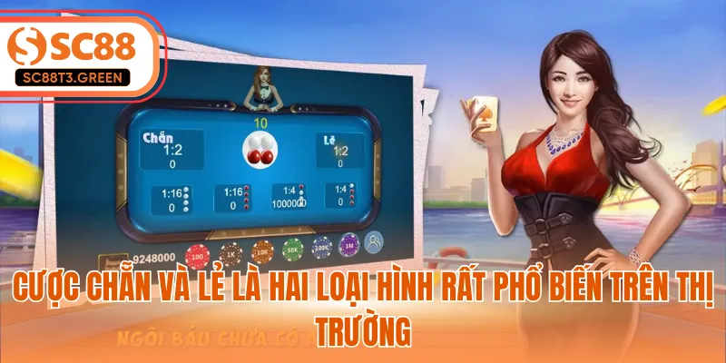 Cược chẵn và lẻ là hai loại hình rất phổ biến trên thị trường